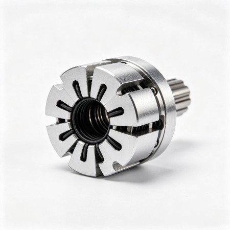 Shaft Coupling Aluminum Alloy Star Shaped Elastic Coupling