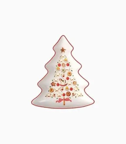 Bowl In the Shape of a Christmas Tree
